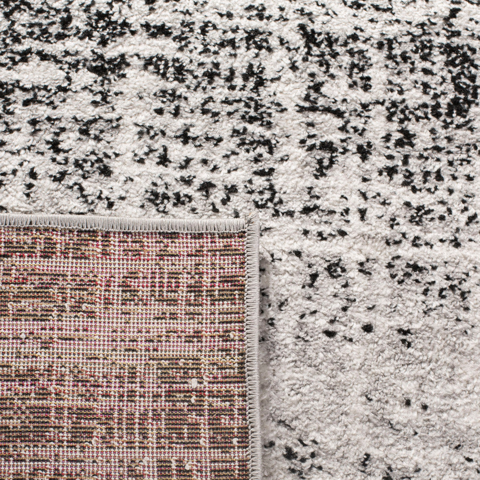 Safavieh Adirondack Collection, ADR116 Rug, Ivory/Black, 6' Square