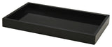 Myrtus Collection Black and Gold Marble Small Amenity Tray, Black