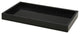Myrtus Collection Black and Gold Marble Small Amenity Tray, Black