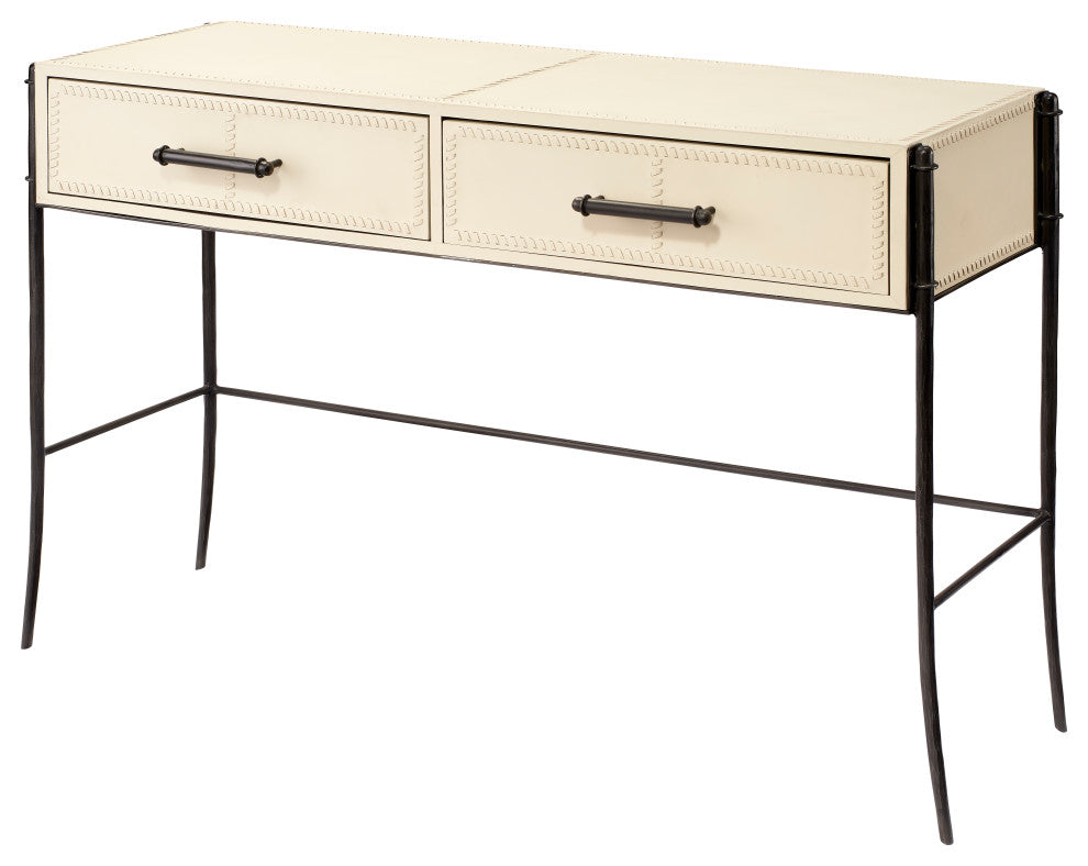 Nevado Leather Console Table