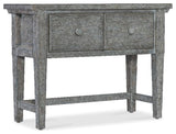 Commerce & Market Stonewashed Wood Console in Blue Finish by Hooker Furniture