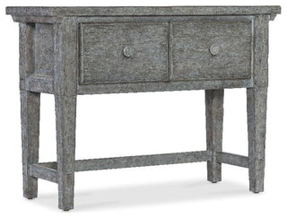 Commerce & Market Stonewashed Wood Console in Blue Finish by Hooker Furniture