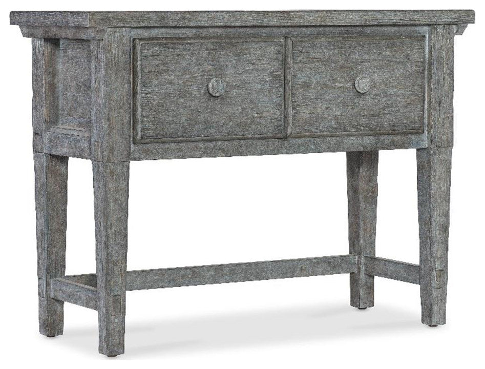 Commerce & Market Stonewashed Wood Console in Blue Finish by Hooker Furniture