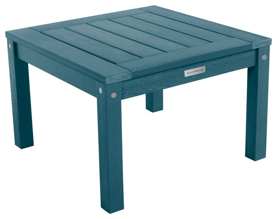 Lehigh Rocking Chair Set With Side Table, Nantucket Blue