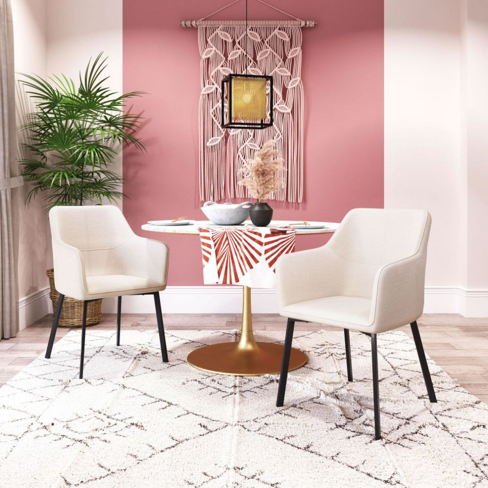 Adage Dining Chair, Set of 2 Beige