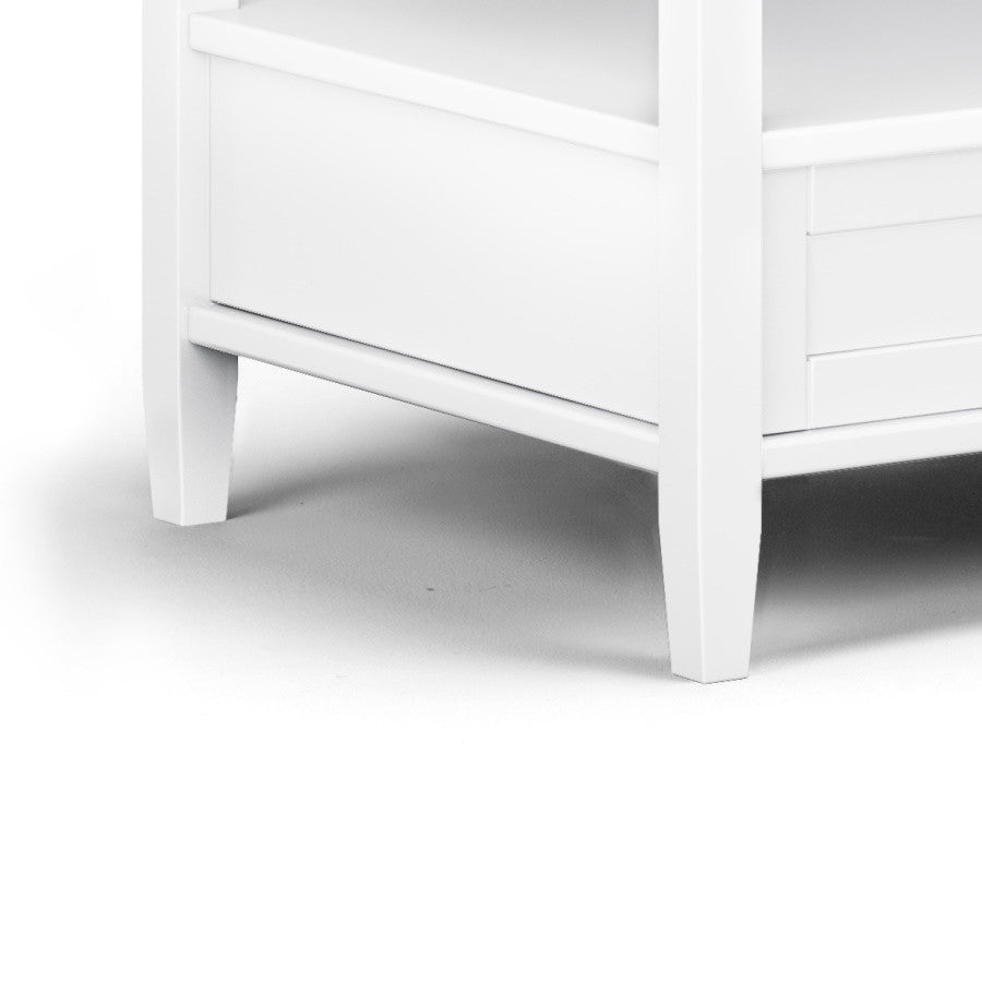 Warm Shaker Solid Wood Coffee Table In White