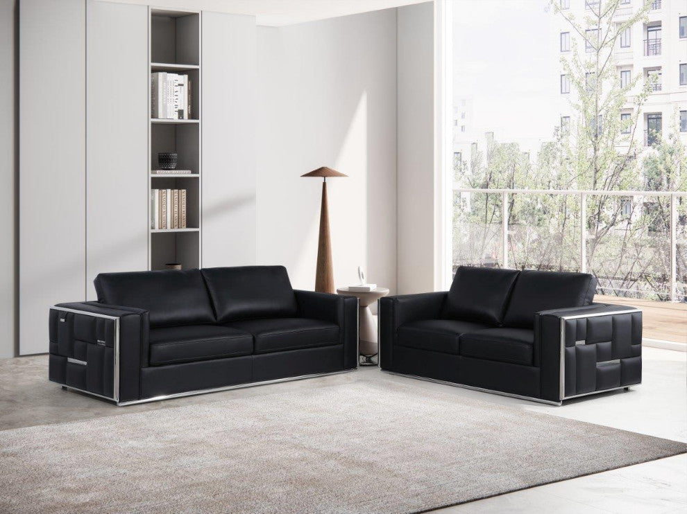 Luna Top Grain Italian Leather  2PC Set