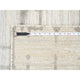 Ivory Hand Spun Undyed Natural Wool Modern Hand Knotted Mat Rug, 2'0"x3'1"