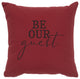 Image Pillow 16x16 Be Our Guest Cotton Brick