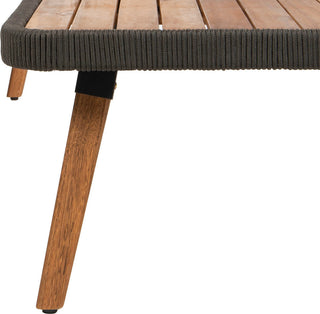 Safavieh Raldin Rope 4 Pc Living Set, Gray/White