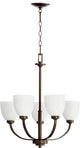 Reyes 5-Light Chandelier, Oiled Bronze