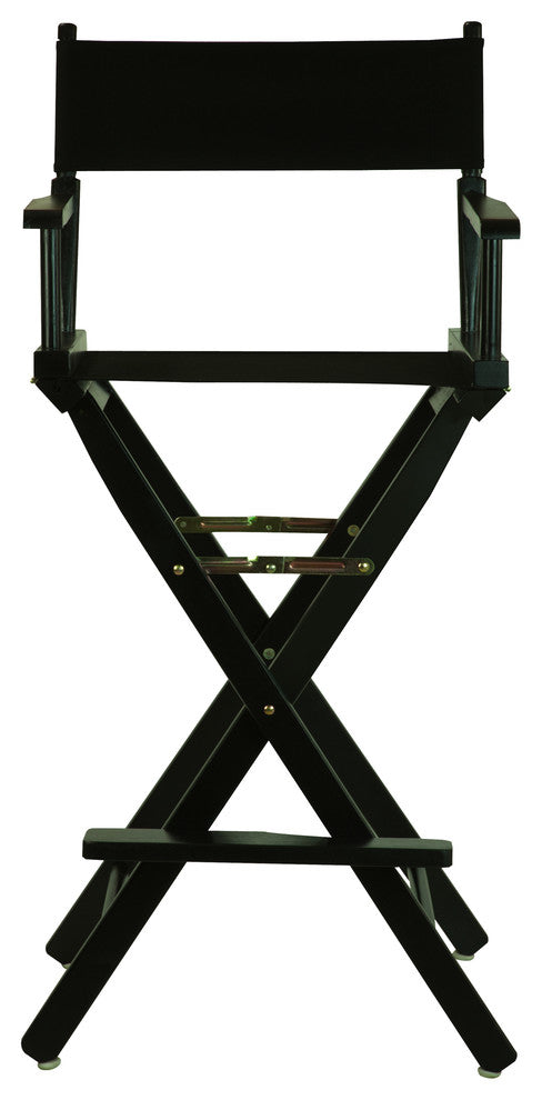 030" Director's Chair Black Frame-Black Canvas