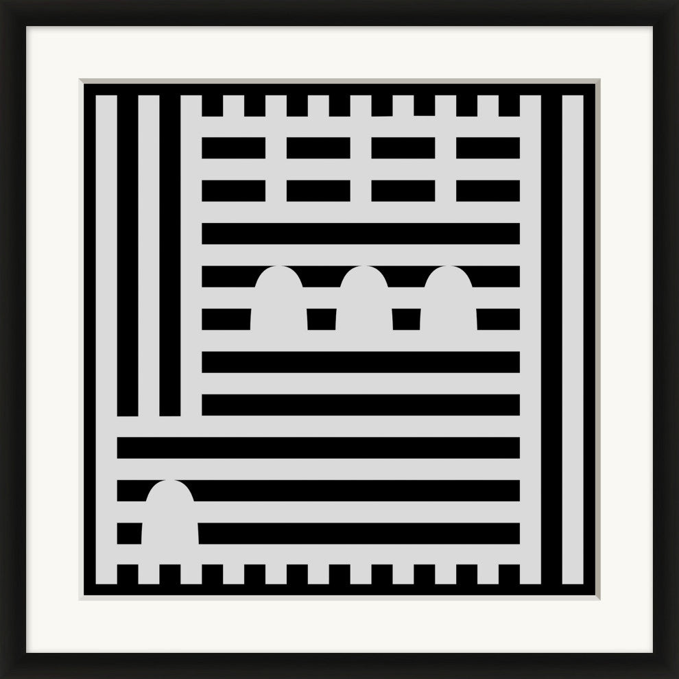 White Stripes 2, Giclee Reproduction Artwork