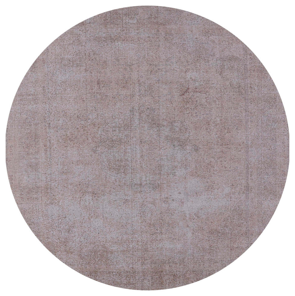 Ahgly Company Indoor Round Mid-Century Modern Area Rugs, 4' Round