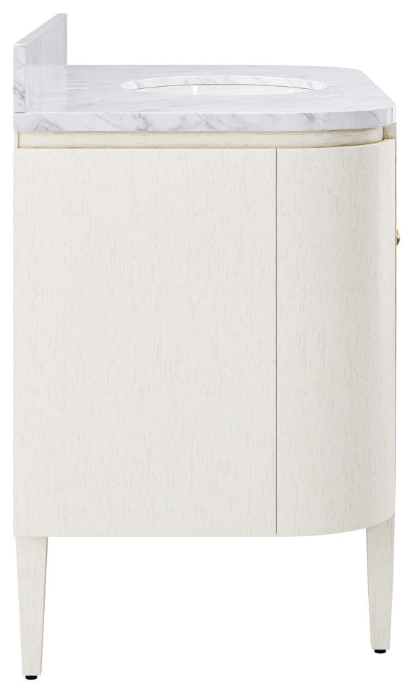 Briallen 48" White Vanity with Oval Undermount Sink