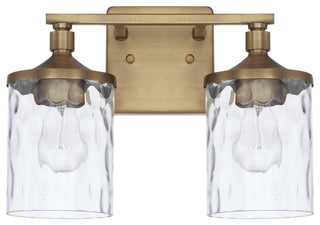 Capital Lighting 128821-451 Colton 2 Light 13"W Bathroom Vanity - Aged Brass