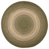 Rhody Rug Easy Living Rug, Herb Garden, 8' Round