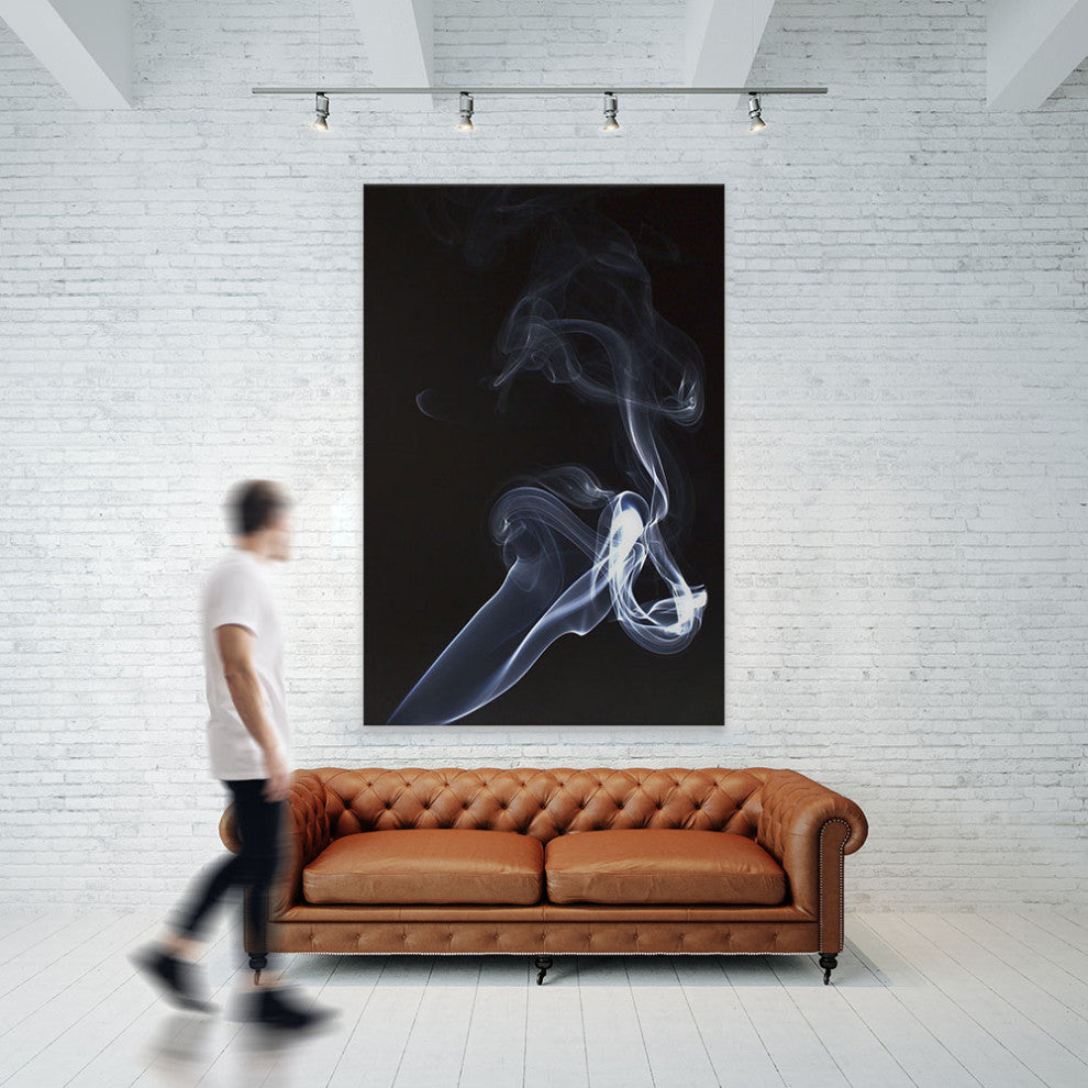 "Steel Smoked and Grey" Fine Art Giant Canvas Print, 48"x72"