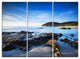 "Cala Violina Bay Beach in Maremma" Metal Wall Art, 3 Panels, 36"x28"