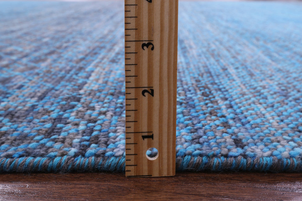 8' 0" X 10' 3" Savannah Grass Hand Knotted Wool Rug - Q13412