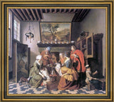 II Jan Horemans Tea Time Framed Premium Canvas Print, 16"x20"