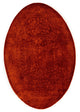 Overdyed One-of-a-Kind Hand-Knotted Area Rug Rust, 3' 1" x 4' 7"