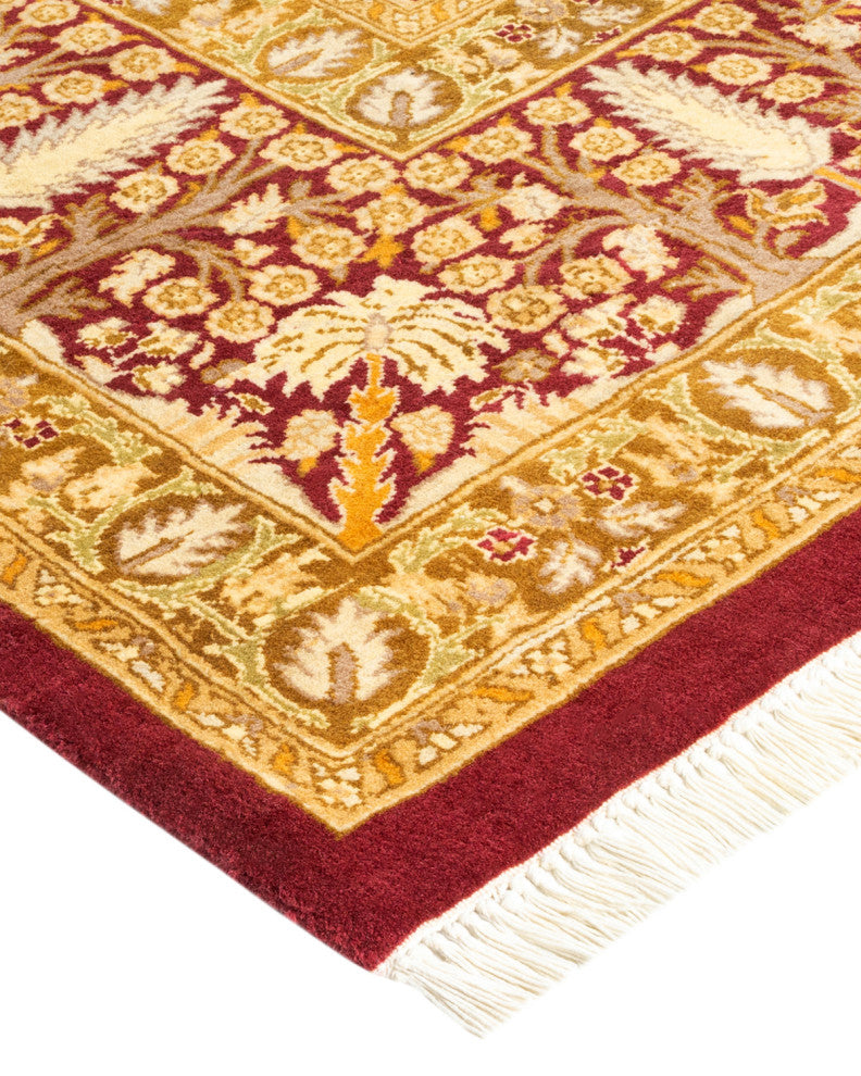 Mogul, One-of-a-Kind Hand-Knotted Area Rug Purple, 7' 10" x 10' 6"
