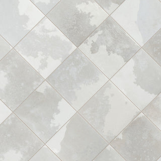 Kings Luxe Tradition Square Silver Ceramic Wall Tile