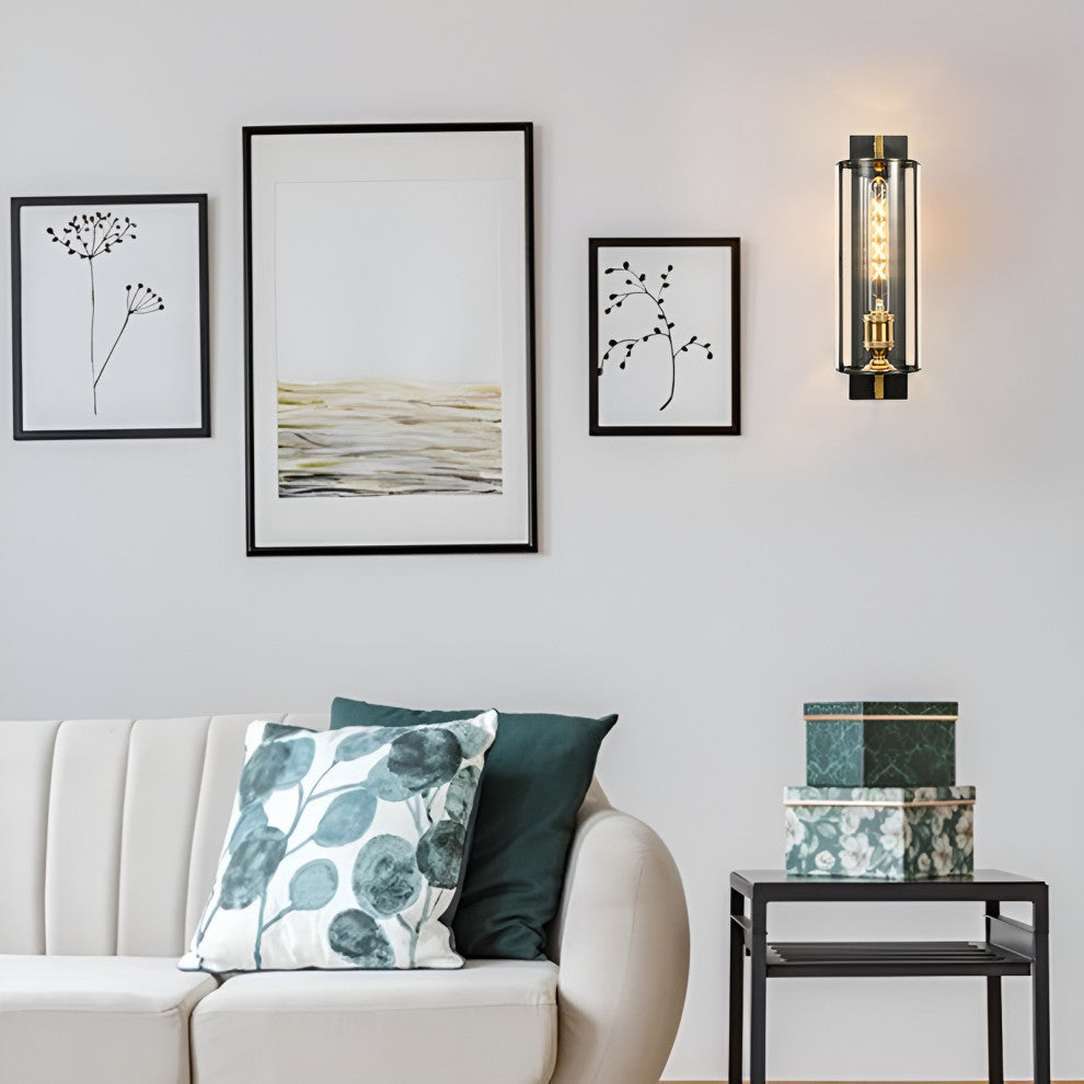 Luxury Glass Wall Lamp in Industrial Style, Living Room, Bedroom