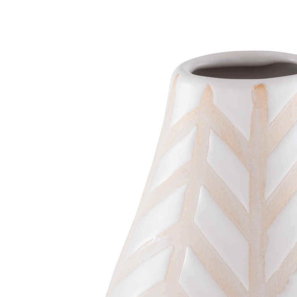 Safavieh Lovetta Ceramic Vase, Cream