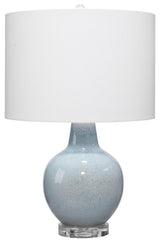 Aubrey Ceramic Table Lamp, Blue