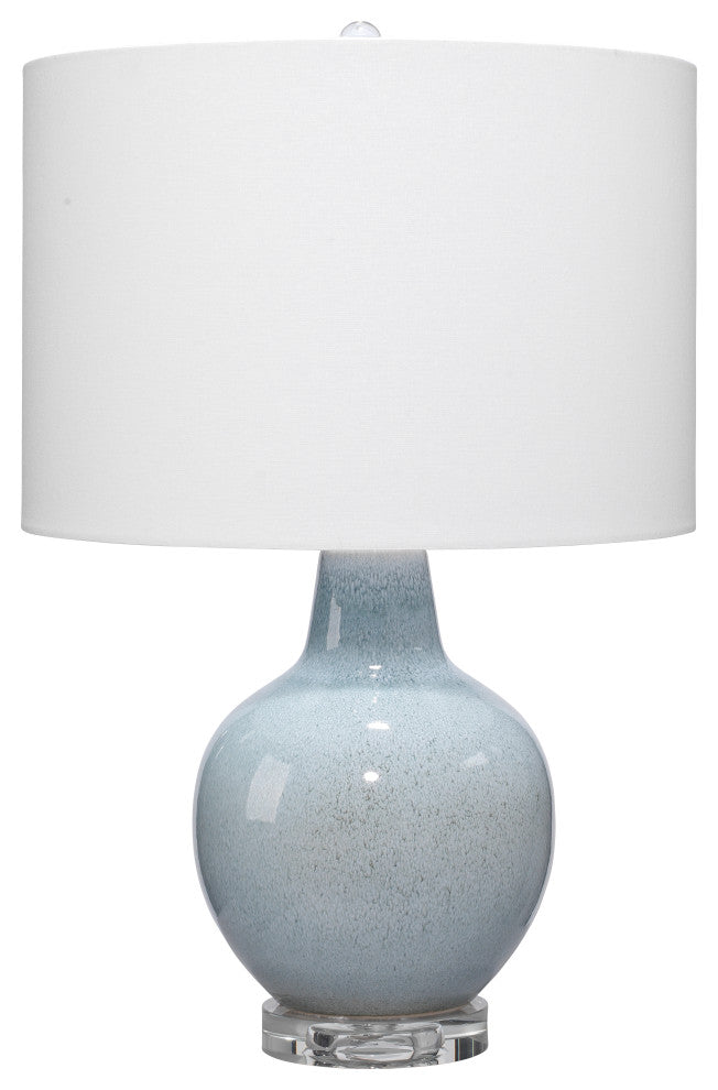 Aubrey Ceramic Table Lamp, Blue