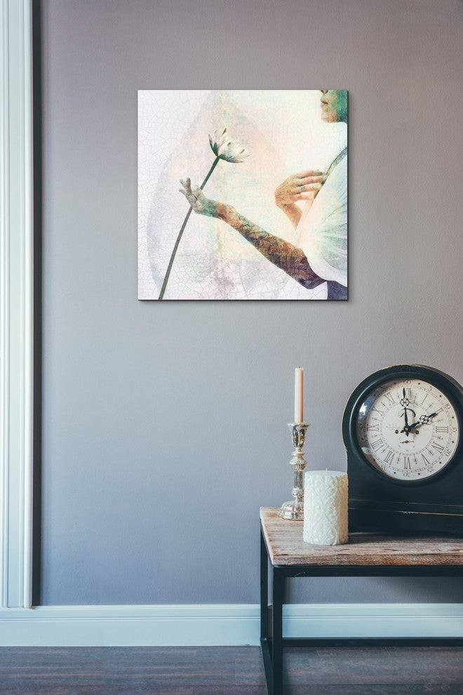 "Knowledge From The Heart" Giclee Canvas Wall Art, 18"x18"