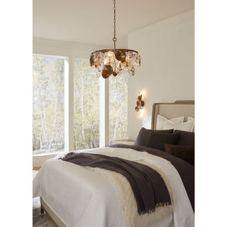 Loretta Collection 4-Light Gold Ombre Transitional Wall Sconce