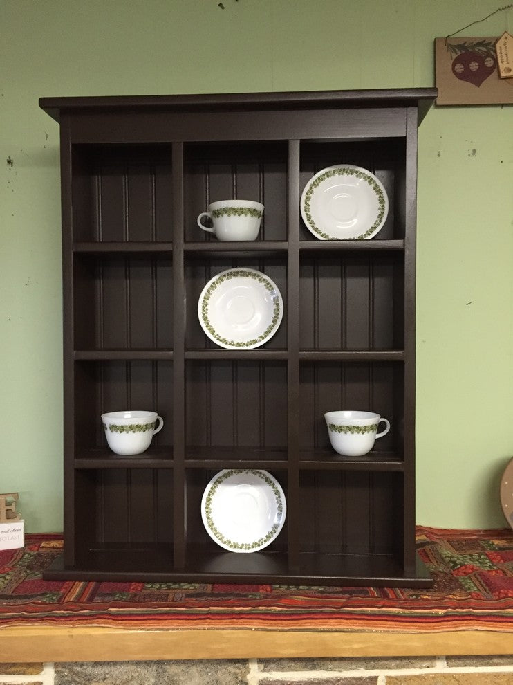 Tea Cup and Saucer Plate Rack and Kitchen Display Shelf Counter Top or Wall Hang