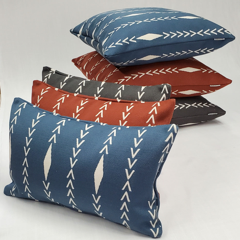 Diamond Ray Charcoal GrayThrow Pillow 20x20