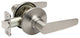 Craftsman Style Passage Lever, Satin Stainless
