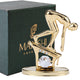 Matashi 24K Gold Plated Surfer Figurine Embellished With Crystals, Surfing Gift