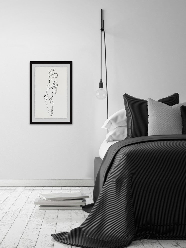 "Below Zero Fashion" Framed Painting Print, 20"x30"