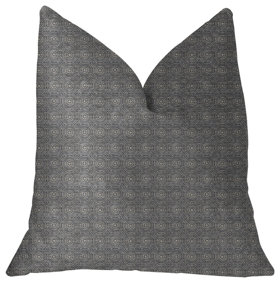 Halo Knights Blue and Gray Luxury Throw Pillow, 20"x36" King