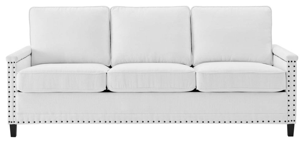 Sofa, Fabric, White, Modern, Living Lounge Room Hotel Lobby Hospitality