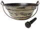 Hand Made Copper Vessel Bathroom BUCKET Sink with Drain