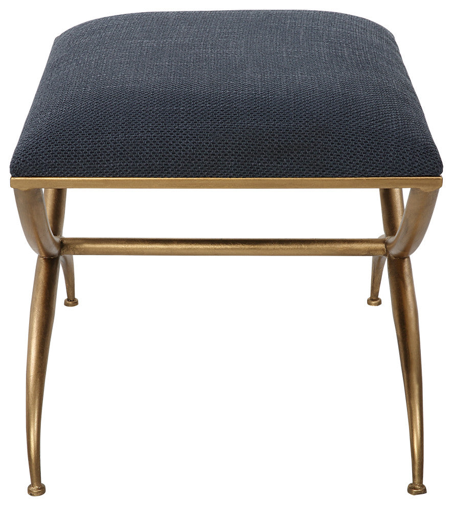 Uttermost Crossing Small Navy Bench