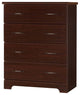 Stork Craft USA Brookside 4 Drawer Chest in Espresso