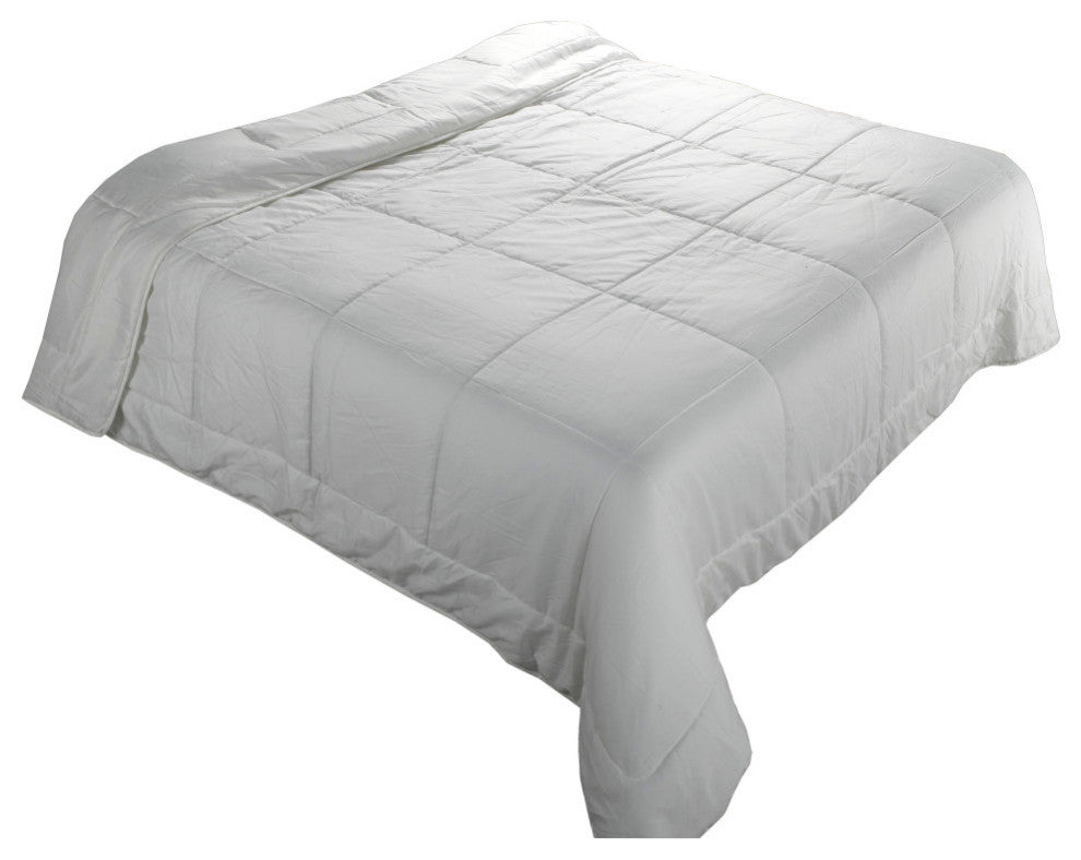 A1HC All Season Organic Cotton Down Alternative Microfiber Fill Duvet Insert, Qu