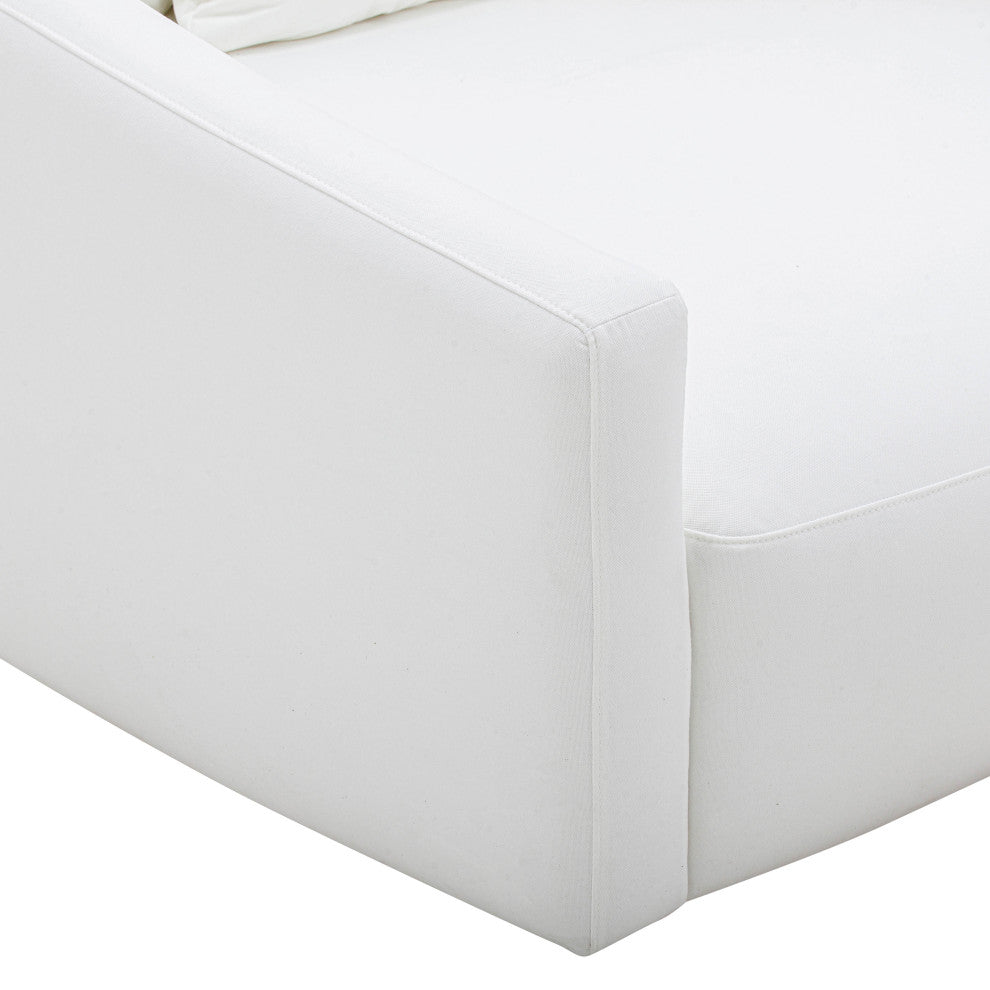Hanim Cream Performance Fabric Daybed