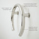 12" Huntington Shower Valve Grab Bar Front Mount, ADA Compliant, Polished