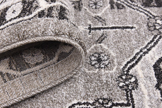 Unique Loom Gray La Jolla Cathedral 6'x9' Area Rug