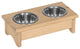 Pine Cat Feeder, Unfinished, Tall, 1 Pint