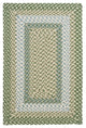 Montego MG19 Lily Pad Green Indoor/Outdoor Area Rug, Rectangular 2'x10'